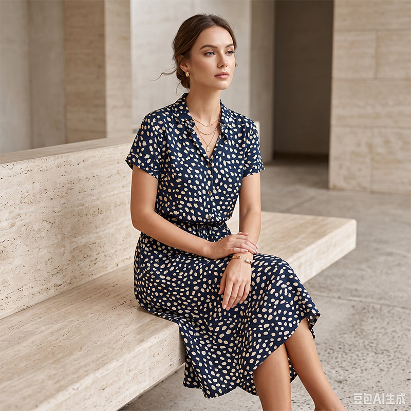 🔥Last Day Special Sale 60% OFF!!💝Women Casual Floral Printed Midi Dress