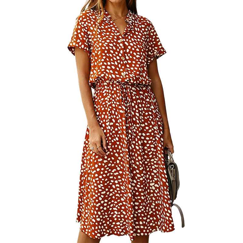 🔥Last Day Special Sale 60% OFF!!💝Women Casual Floral Printed Midi Dress