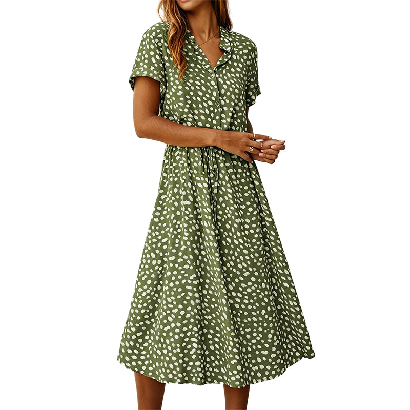 🔥Last Day Special Sale 60% OFF!!💝Women Casual Floral Printed Midi Dress