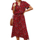 🔥Last Day Special Sale 60% OFF!!💝Women Casual Floral Printed Midi Dress