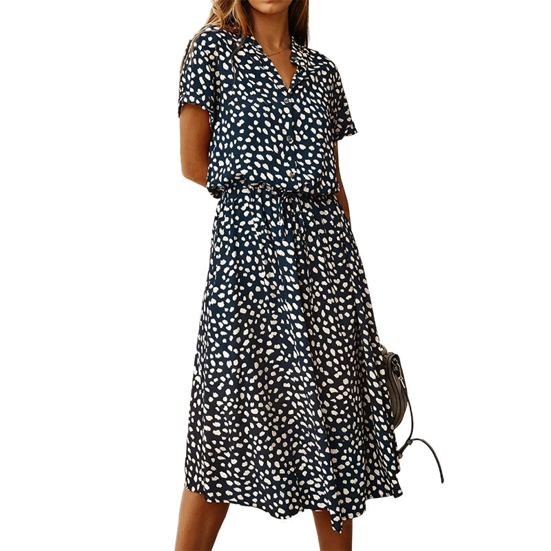 🔥Last Day Special Sale 60% OFF!!💝Women Casual Floral Printed Midi Dress