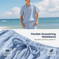 📢📢50% OFF !! ⏰Men's Casual Linen Blend Shirt and Pants Set Loose Fit Beach Wear