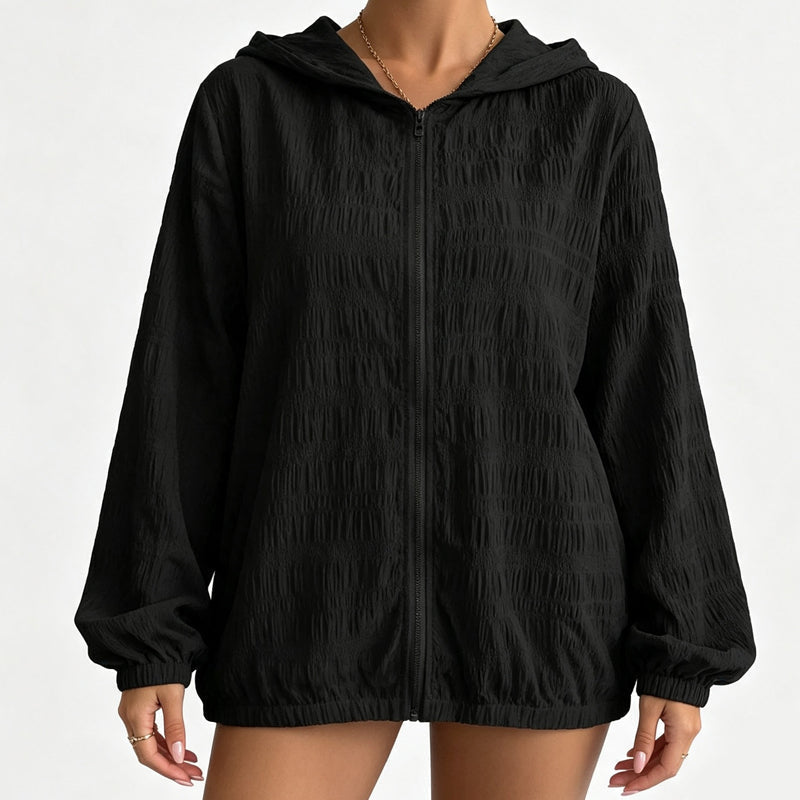 💖2026 Summer Sale 50% OFF💥Lightweight Zip-Up Hoodie – Breathable & Wrinkle-Resistant Fit