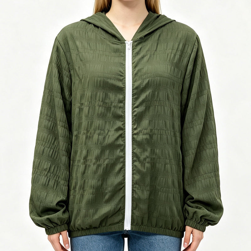 💖2026 Summer Sale 50% OFF💥Lightweight Zip-Up Hoodie – Breathable & Wrinkle-Resistant Fit