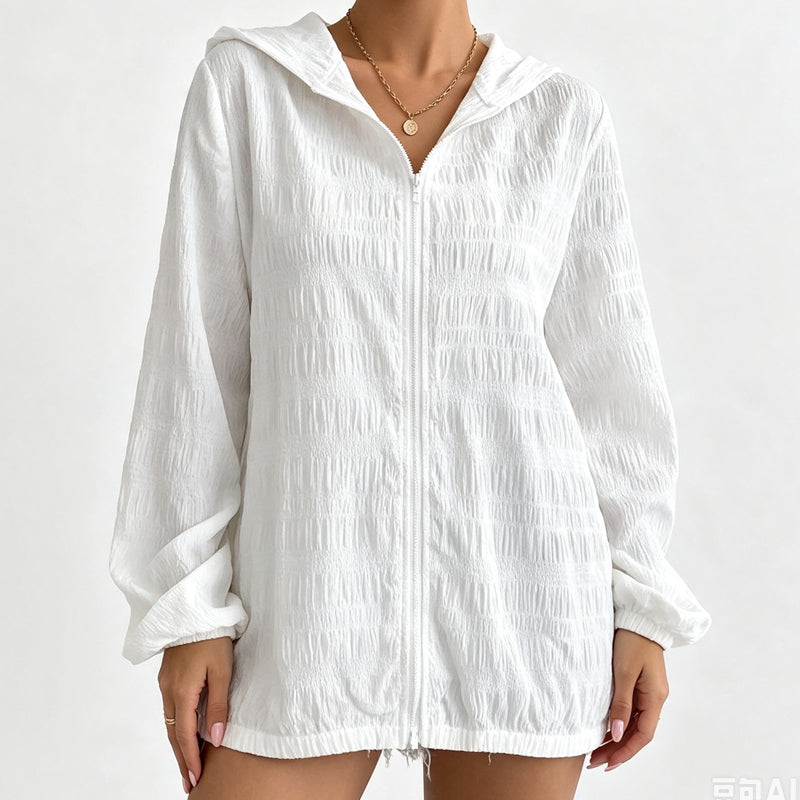💖2026 Summer Sale 50% OFF💥Lightweight Zip-Up Hoodie – Breathable & Wrinkle-Resistant Fit