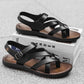 📢📢50% OFF !! ⏰Men Roman Sandals Summer Casual Soft Sole Beach Shoes