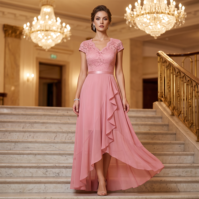 💖Last Day 50% OFF💖💃Elegant Lace Evening Dress