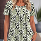 🐆LAST DAY SALE 50% OFF🐾Women's Casual Printed Round Neck Short Sleeve Top
