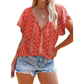 🎉 LIMITED TIME 50% OFF! 🔥Women Casual V Neck Floral Print