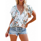 🎉 LIMITED TIME 50% OFF! 🔥Women Casual V Neck Floral Print