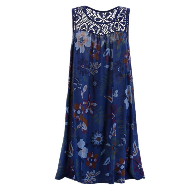 💖Last Day 50% OFF💖💃Stylish women's sleeveless dress with a print