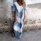 🎨✨ LIMITED TIME 50% OFF! 🦋V-Neck Printed Maxi Dress – Unique pattern & flattering drape – Stand out with effortless grace.