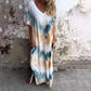 🎨✨ LIMITED TIME 50% OFF! 🦋V-Neck Printed Maxi Dress – Unique pattern & flattering drape – Stand out with effortless grace.