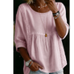 🎨✨ LIMITED TIME 50% OFF! 🦋Women's Lace V-Neck 7/8 Sleeve Blouse