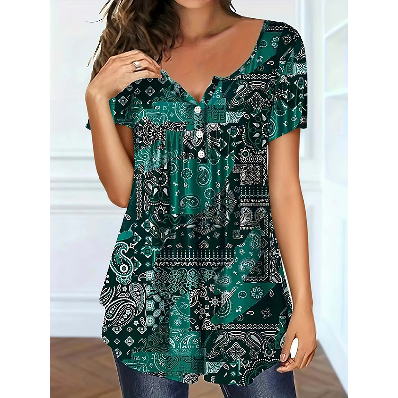 🌸😌 LIMITED TIME 50% OFF! 👚Women's Casual V-Neck Top – Soft fabric & relaxed fit – Easy style for every day.