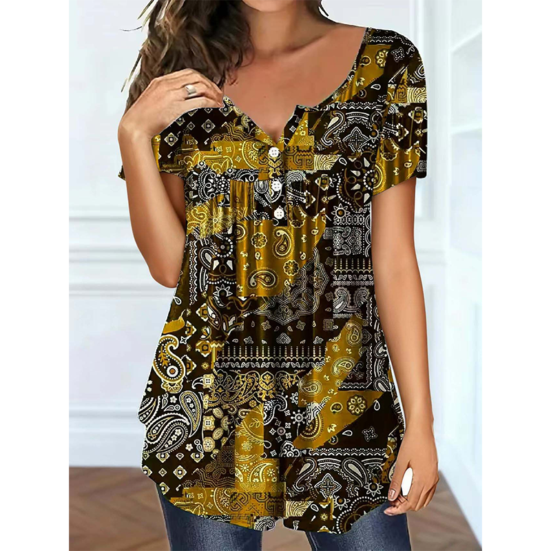 🌸😌 LIMITED TIME 50% OFF! 👚Women's Casual V-Neck Top – Soft fabric & relaxed fit – Easy style for every day.