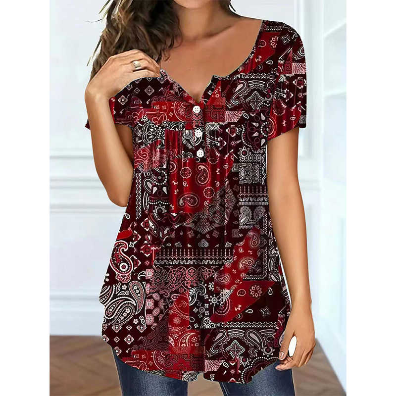 🌸😌 LIMITED TIME 50% OFF! 👚Women's Casual V-Neck Top – Soft fabric & relaxed fit – Easy style for every day.
