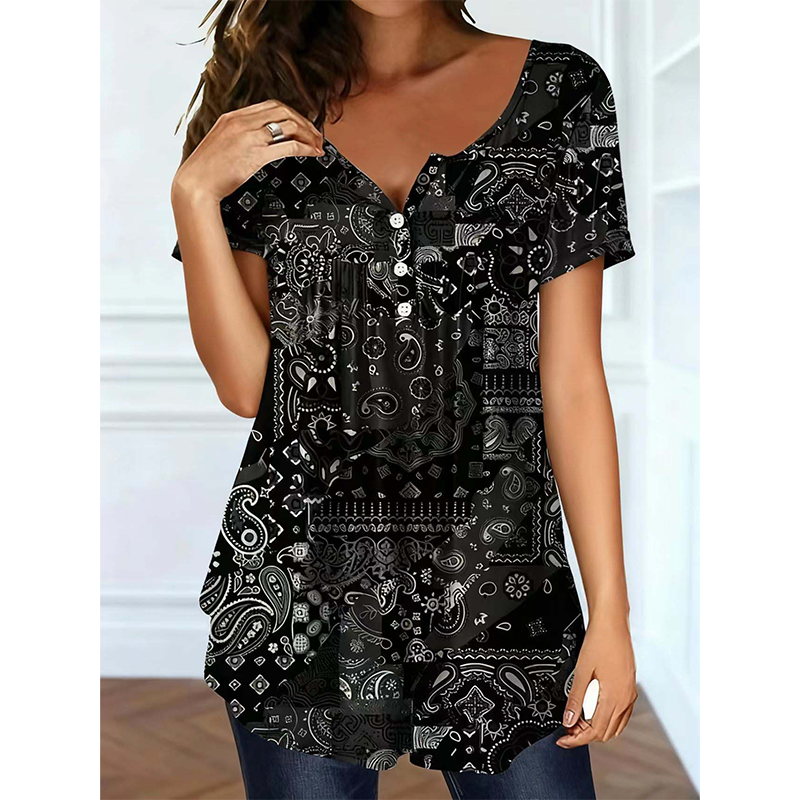 🌸😌 LIMITED TIME 50% OFF! 👚Women's Casual V-Neck Top – Soft fabric & relaxed fit – Easy style for every day.