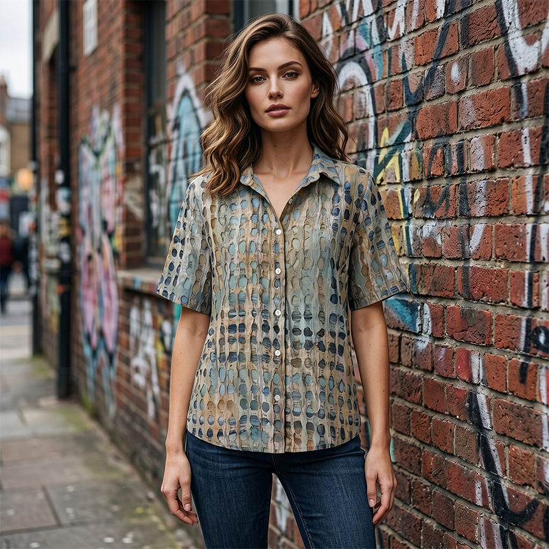 💨🕊️ LIMITED TIME 50% OFF! 🌊Loose Fit Summer Blouse – Relaxed & flowy – Move freely in style.