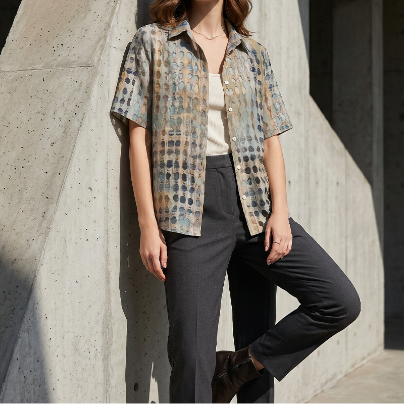 💨🕊️ LIMITED TIME 50% OFF! 🌊Loose Fit Summer Blouse – Relaxed & flowy – Move freely in style.