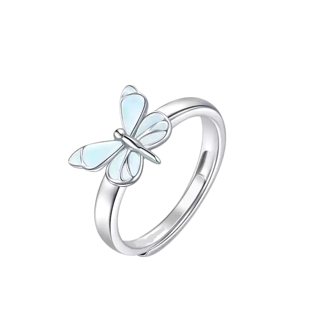 🦋 Blue Butterfly Necklace for Mom – Comes with Gift Box & Card